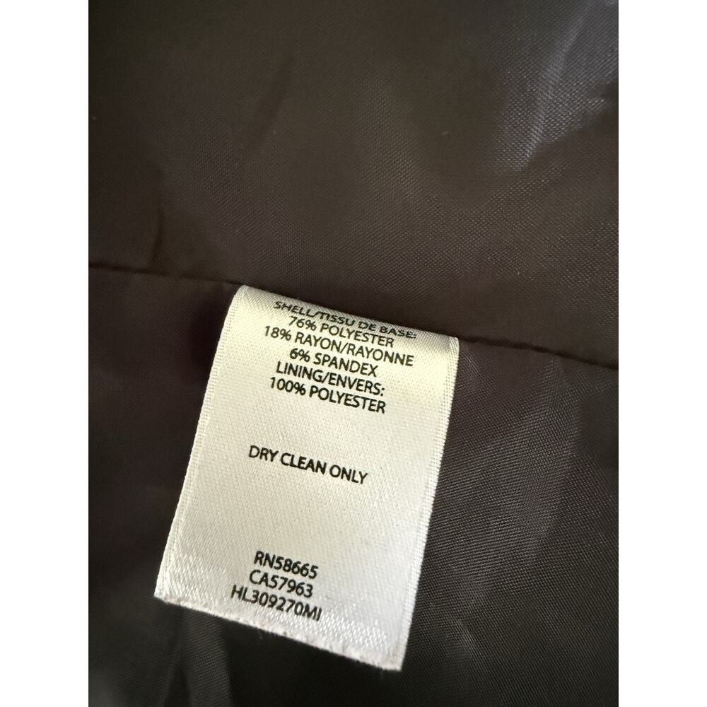 Trouve Womens Open Front Blazer Jacket Size L Black Career Office Workwear - Picture 8 of 11